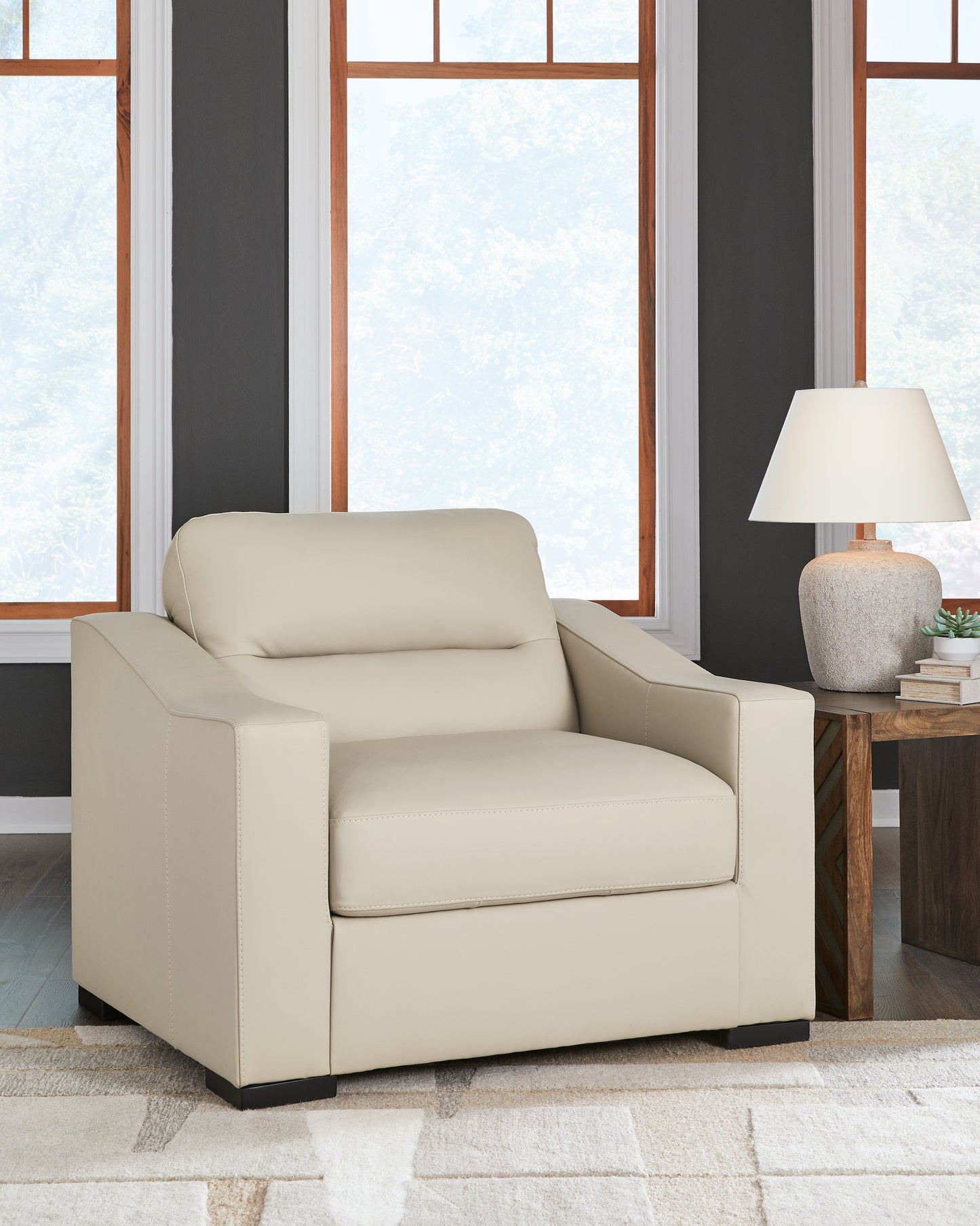 Pines Furniture Outlet - Ashley Furniture - Treasure Trove Living Room - Chair and a Half / Almond - 1930423