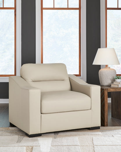 Pines Furniture Outlet - Ashley Furniture - Treasure Trove Living Room - Chair and a Half / Almond - 1930423