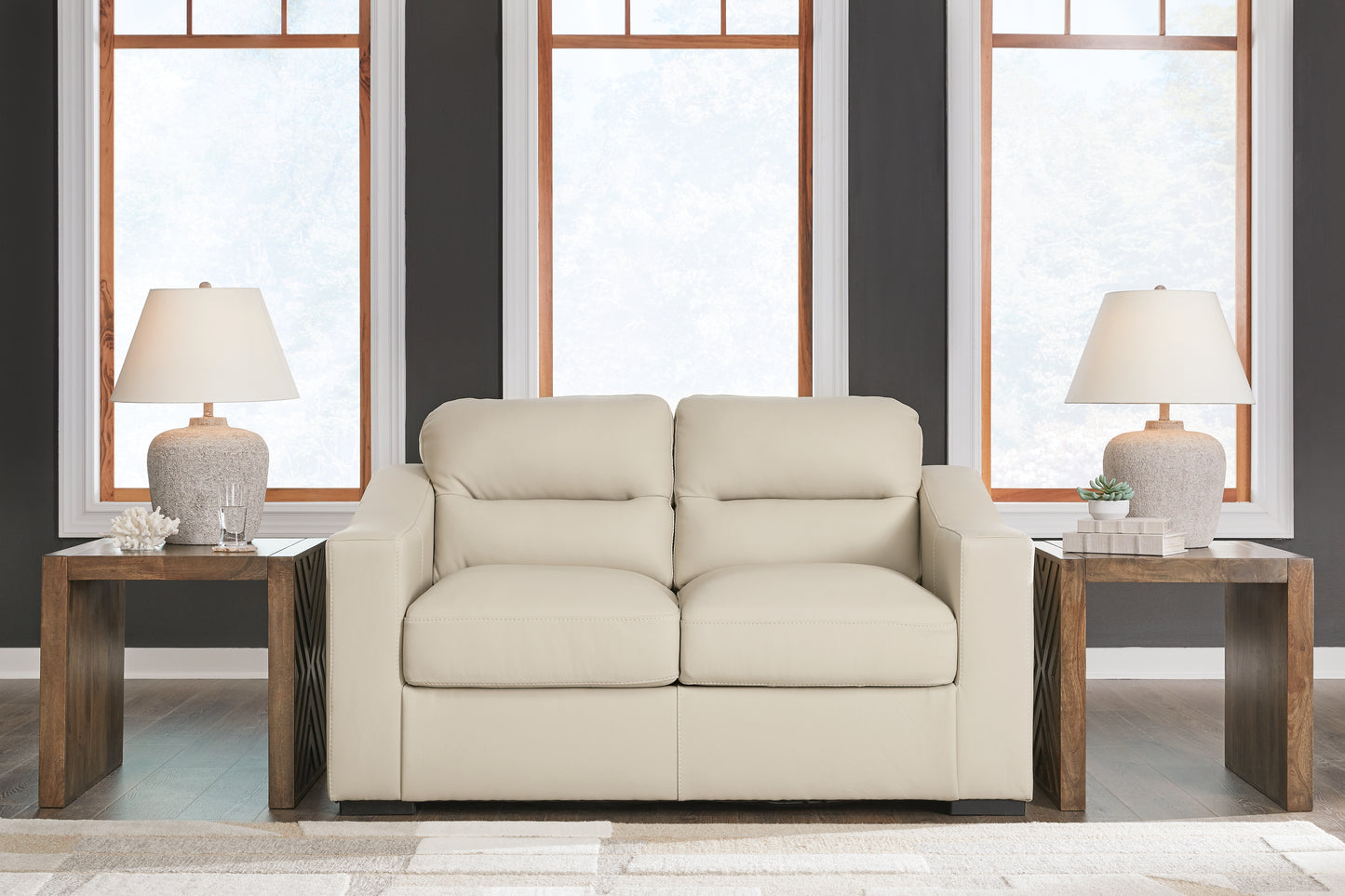 Pines Furniture Outlet - Ashley Furniture - Treasure Trove Living Room - Ottoman / Almond - 1930414