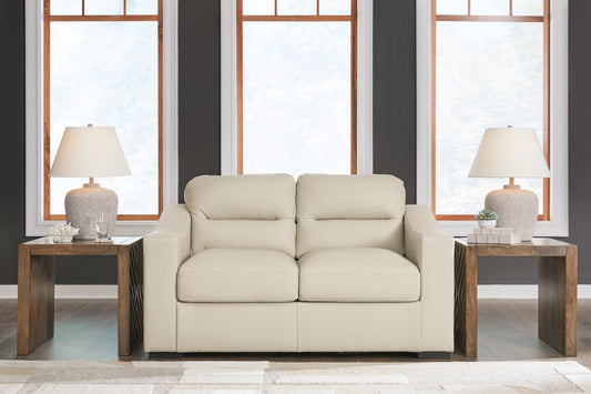 Pines Furniture Outlet - Ashley Furniture - Treasure Trove Living Room - Ottoman / Almond - 1930414