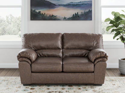 Pines Furniture Outlet - Ashley Furniture - WillowBend Living Room - Loveseat / Umber - PC2770535