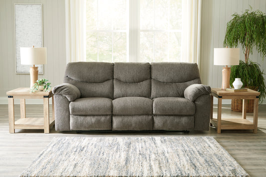 Pines Furniture Outlet - Ashley Furniture - Alphons Living Room - Reclining Loveseat / Briar - 2820286