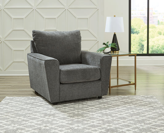 Pines Furniture Outlet - Ashley Furniture - Stairatt Living Room - Chair / Gravel - 2850220
