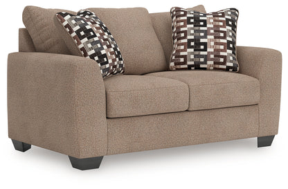 Pines Furniture Outlet - Ashley Furniture - Triston-Peaks Living Room - Loveseat / Suede - 3020435