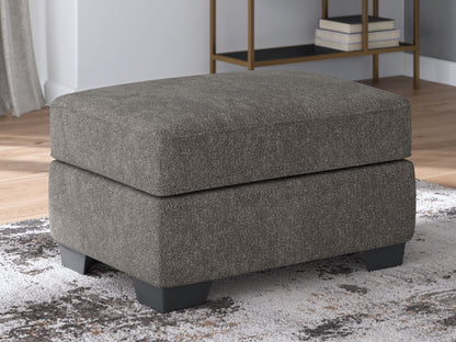 Pines Furniture Outlet - Ashley Furniture - Olten Living Room - Ottoman / Graphite - 3130514