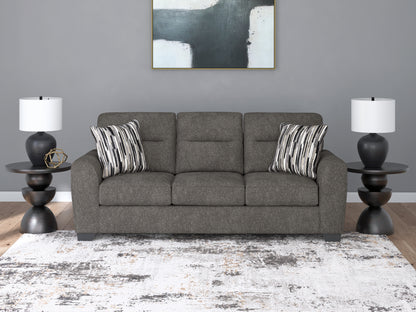 Pines Furniture Outlet - Ashley Furniture - Olten Living Room - Sofa / Graphite - 3130538