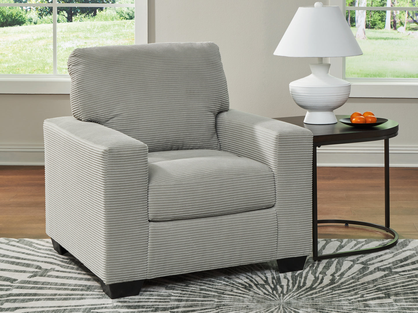 Pines Furniture Outlet - Ashley Furniture - Greenbriar Living Room - Chair / Smoke - PC3200520