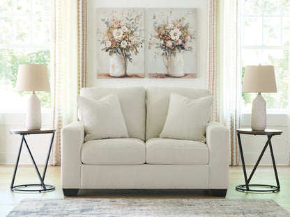 Pines Furniture Outlet - Ashley Furniture - Greenbriar Living Room - Loveseat / Ivory - PC3200635