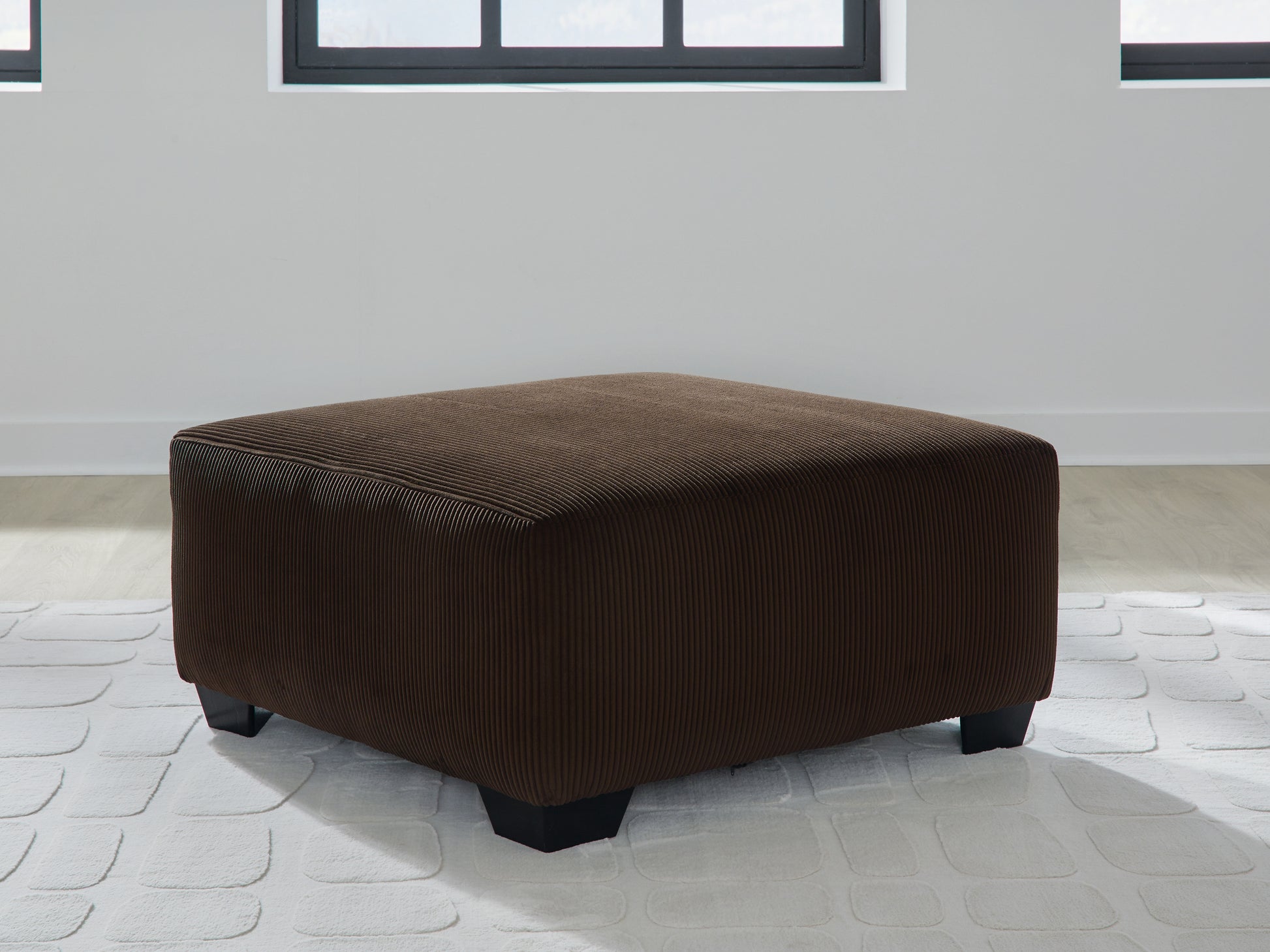 Pines Furniture Outlet - Ashley Furniture - Kimlee Living Room - Oversized Accent Ottoman / Chocolate - PC3560308