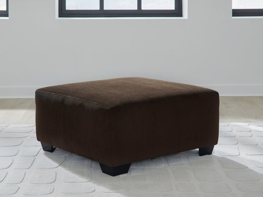 Pines Furniture Outlet - Ashley Furniture - Kimlee Living Room - Oversized Accent Ottoman / Chocolate - PC3560308