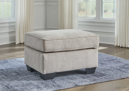 Pines Furniture Outlet - Ashley Furniture - Cashton Living Room - Ottoman / Ice - 4060614