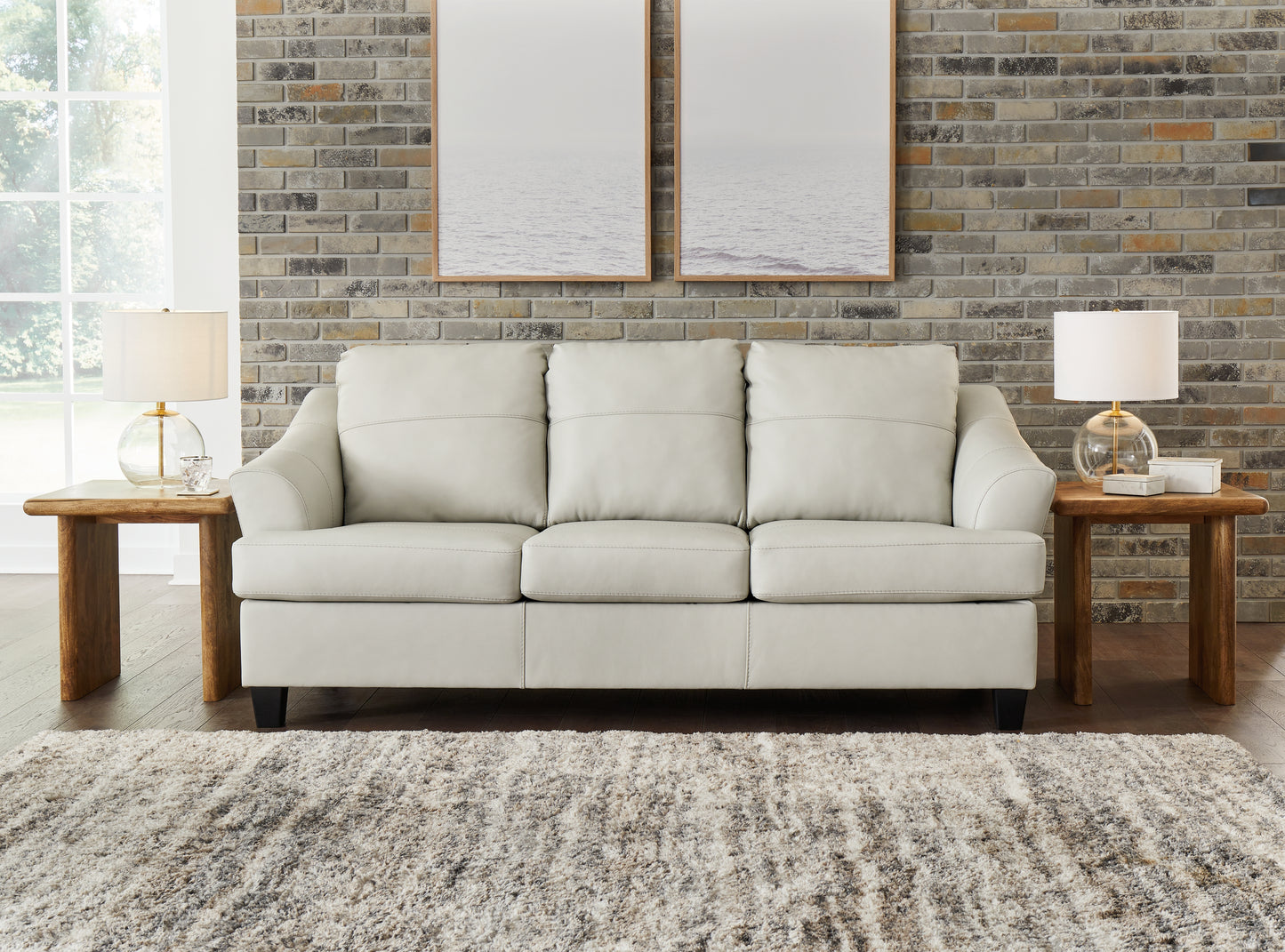 Pines Furniture Outlet - Ashley Furniture - Genoa Living Room - Sofa / Coconut - 4770438