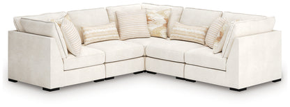 Pines Furniture Outlet - Ashley Furniture - Donelson Creek Sectional - 6-Piece Sectional / Vanilla - 48002S3