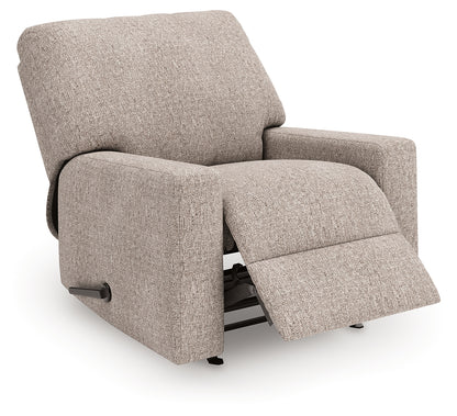 Pines Furniture Outlet - Ashley Furniture - Newellen Living Room - Rocker Recliner / Hemp - 4840425
