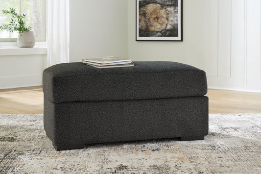 Pines Furniture Outlet - Ashley Furniture - Wryenlynn Living Room - Ottoman / Onyx - 4940514