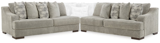 Pines Furniture Outlet - Ashley Furniture - Bayless 2-Piece Sectional - 2-Piece Sectional / Smoke - 52304U1