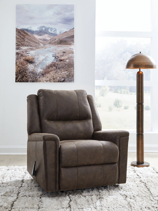 Pines Furniture Outlet - Ashley Furniture - Lixtowel Living Room - Rocker Recliner / Fog - PC5300525