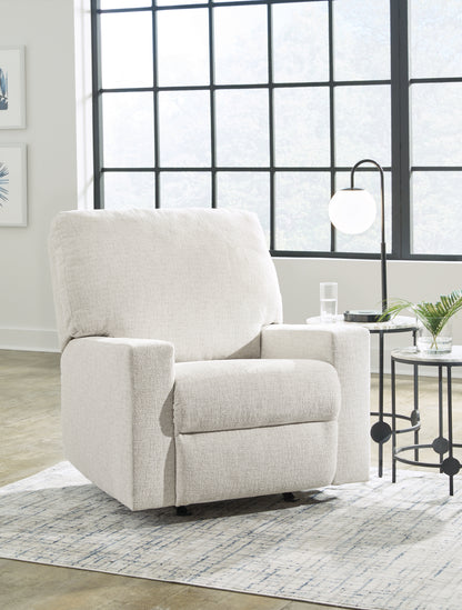 Pines Furniture Outlet - Ashley Furniture - Rannis Living Room - Rocker Recliner / Snow - 5360325