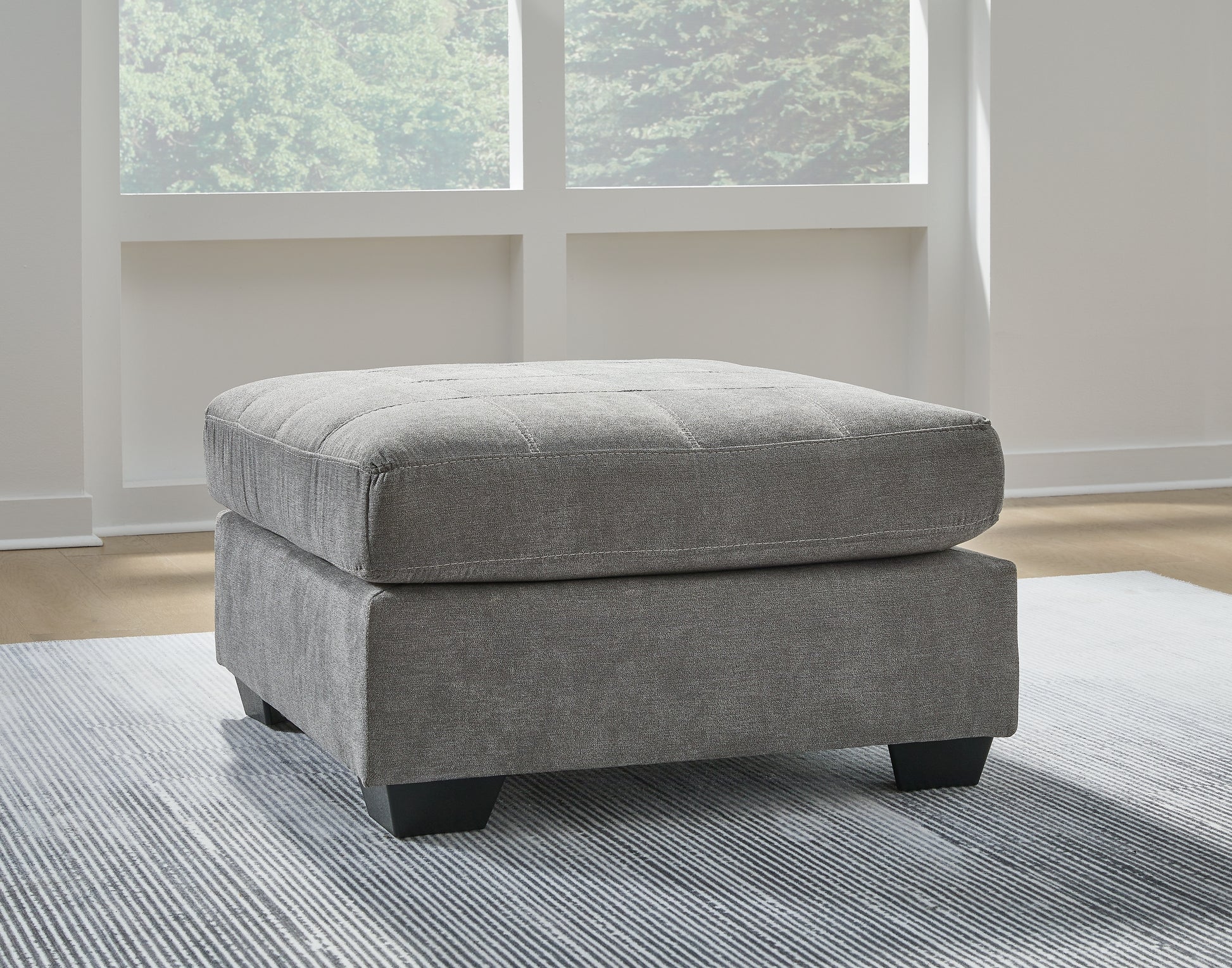 Pines Furniture Outlet - Ashley Furniture - Marleton Living Room - Oversized Accent Ottoman / Gray - 5530508