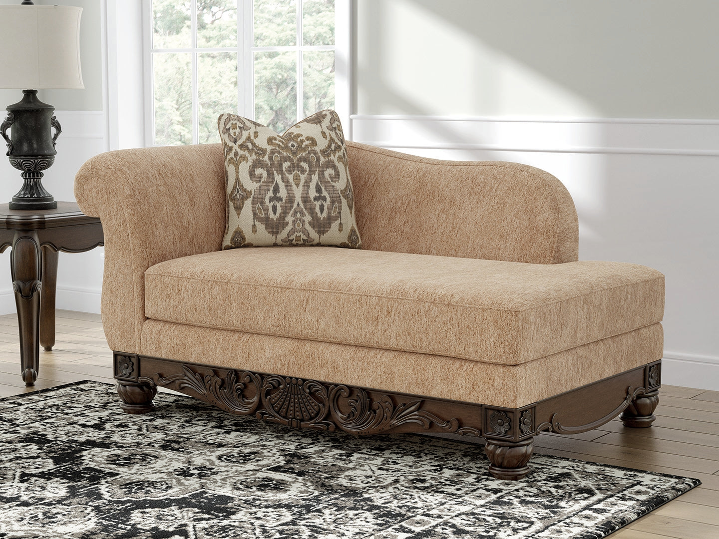 Pines Furniture Outlet - Ashley Furniture - Chelsworth Living Room - RAF Corner Chaise / Golden - PC5790516