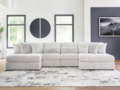 Pines Furniture Outlet - Ashley Furniture - Cuddle Plush Sectional - RAF 2-Piece Sectional / Arctic - PC59106S9
