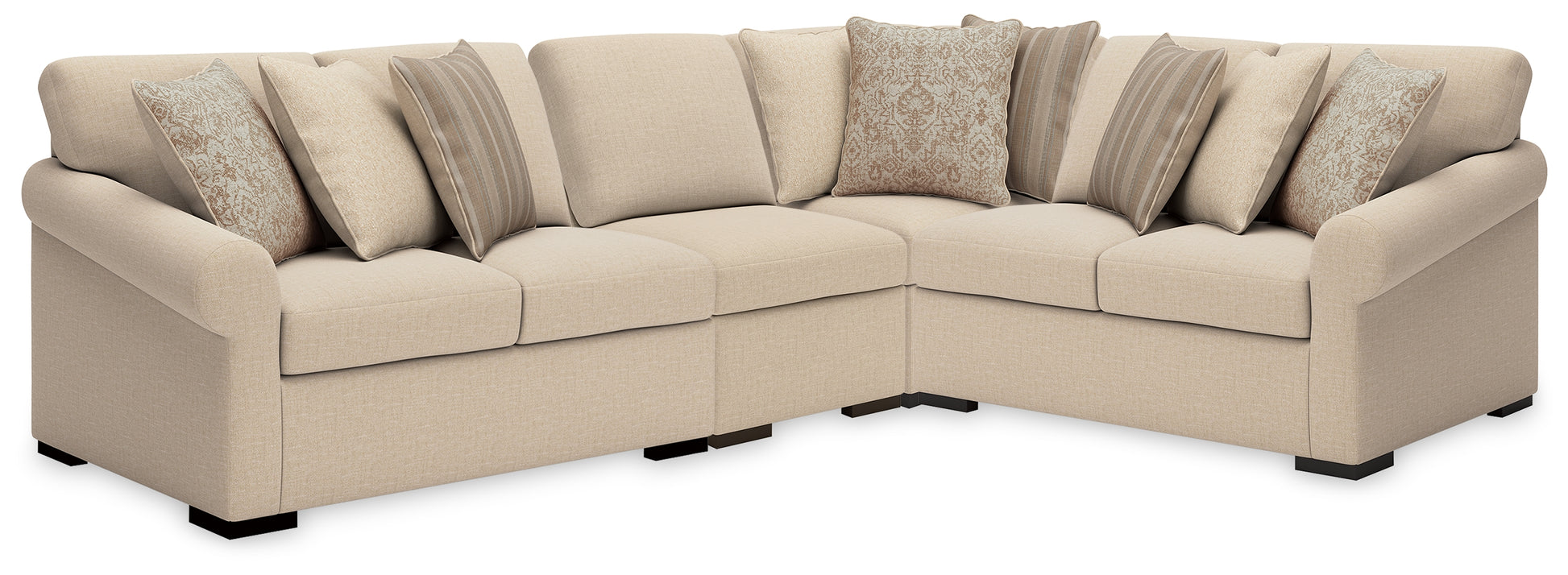 Pines Furniture Outlet - Ashley Furniture - LadyMae 4-Piece Sectional - 4-Piece Sectional - 59404S9