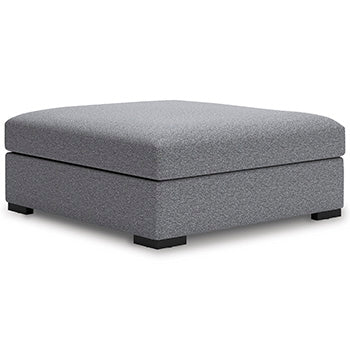 Pines Furniture Outlet - Ashley Furniture - Bealton Living Room - Oversized Accent Ottoman / Salt and Pepper - 6130508
