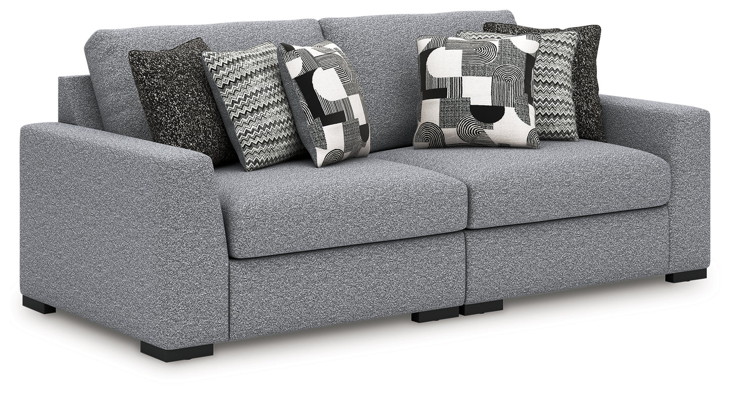 Pines Furniture Outlet - Ashley Furniture - Bealton Sectional - RAF 2-Piece Sectional / Salt and Pepper - 61305S1