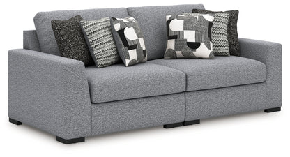 Pines Furniture Outlet - Ashley Furniture - Bealton Sectional - RAF 2-Piece Sectional / Salt and Pepper - 61305S1
