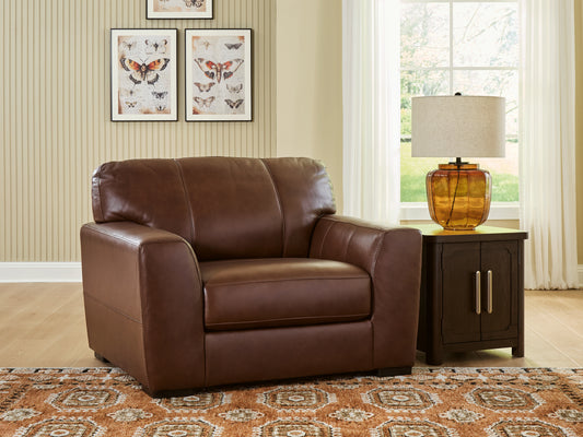 Pines Furniture Outlet - Ashley Furniture - Brogliano Living Room - Chair and a Half - PC7290723