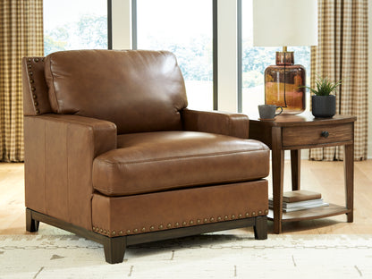Pines Furniture Outlet - Ashley Furniture - Saonara Living Room - Chair / Amber - PC7310920