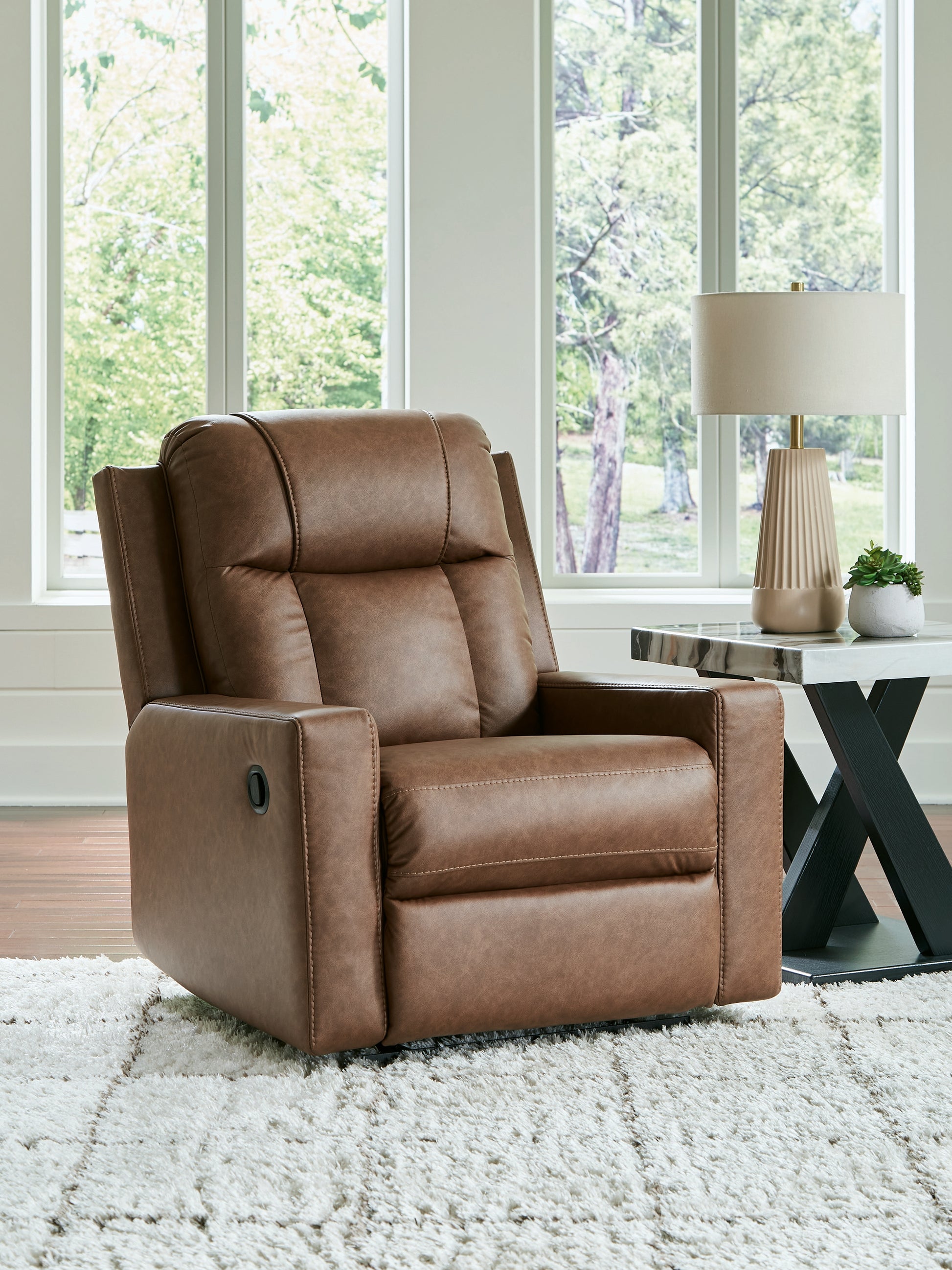 Pines Furniture Outlet - Ashley Furniture - Mackmenville Living Room - Zero Wall Recliner - 7471429