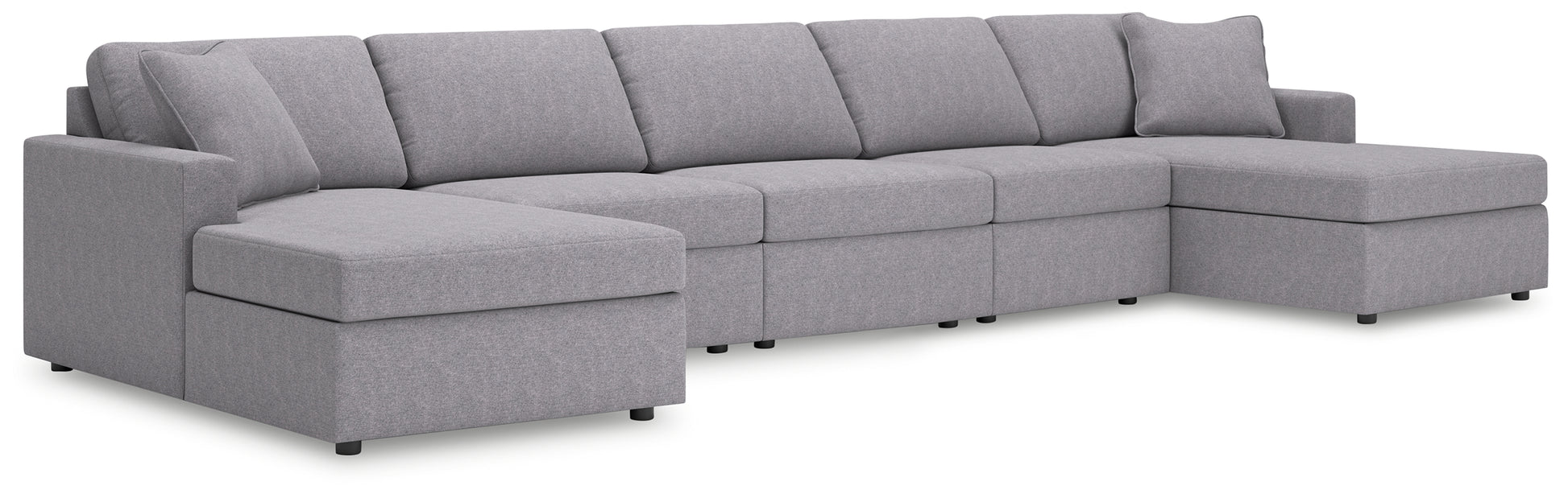 Pines Furniture Outlet - Ashley Furniture - Modmax 5-Piece Double Chaise Sectional - 5-Piece Double Chaise Sectional - 92104S125