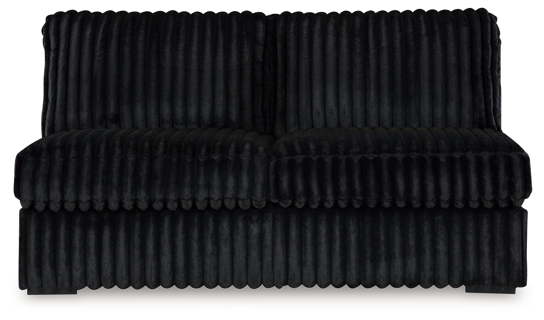 Pines Furniture Outlet - Ashley Furniture - Midnight-Madness 4-Piece Sectional - 4-Piece Sectional / Onyx - 98103U11