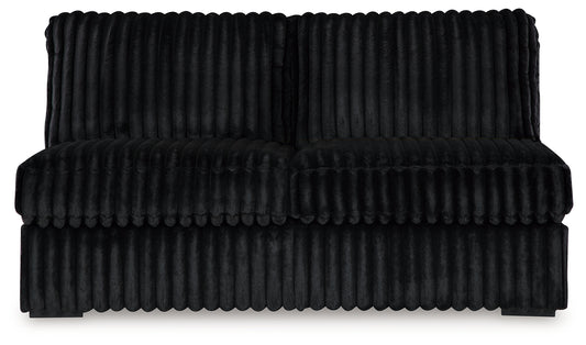 Pines Furniture Outlet - Ashley Furniture - Midnight-Madness 4-Piece Sectional - 4-Piece Sectional / Onyx - 98103U11