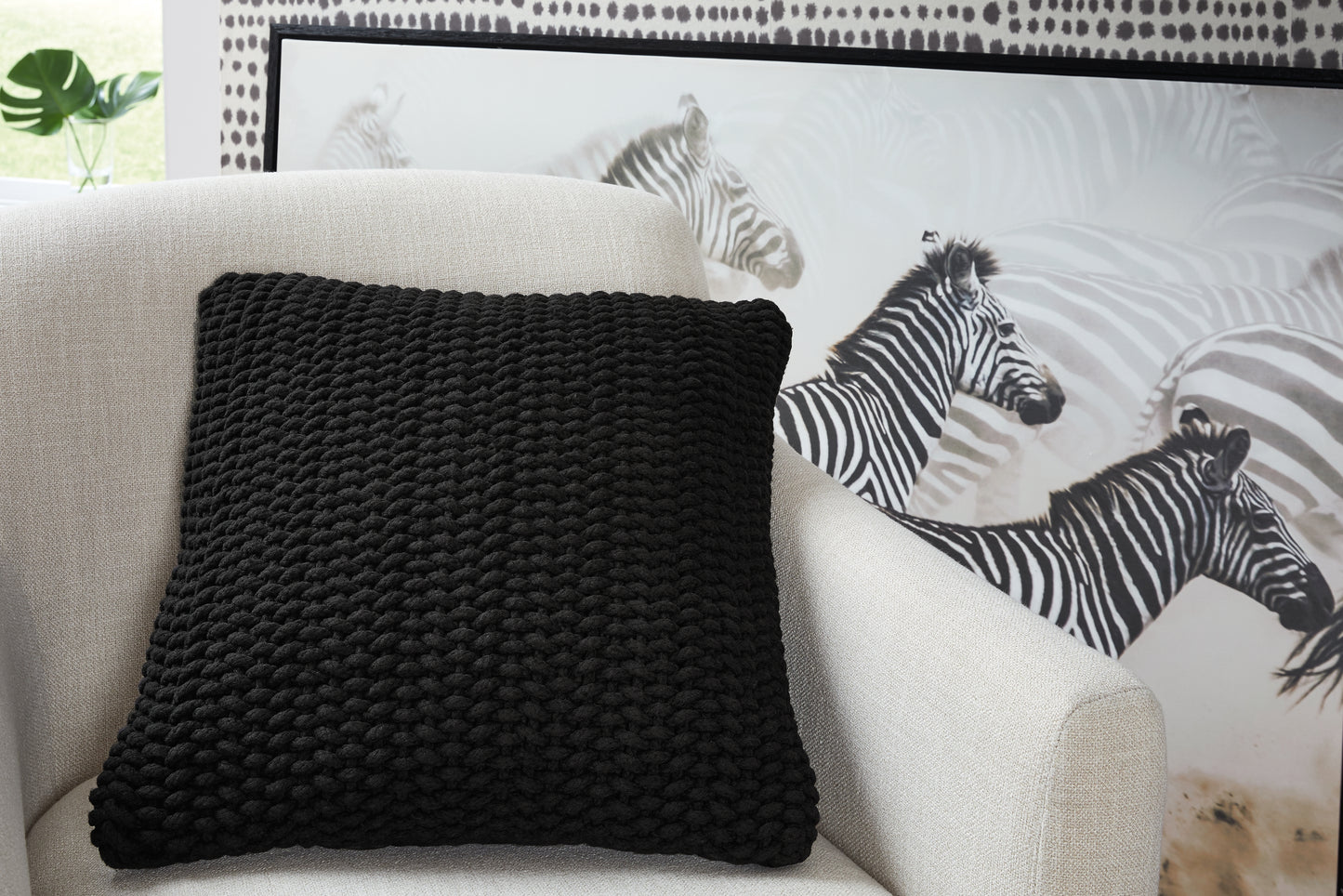 Pines Furniture Outlet - Ashley Furniture - Renemore Pillows - Pillow / Black - A1000475P
