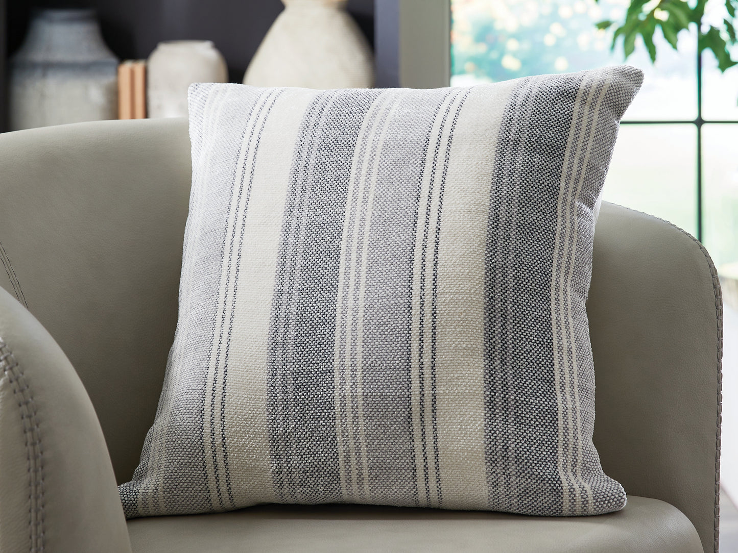 Pines Furniture Outlet - Ashley Furniture - Adikus Pillows - Pillow (4/CS) / Blue/Gray/White - A1001126