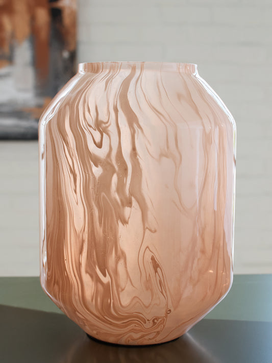Pines Furniture Outlet - Ashley Furniture - Dushby Vase - Vase / Blush Pink - A2000728