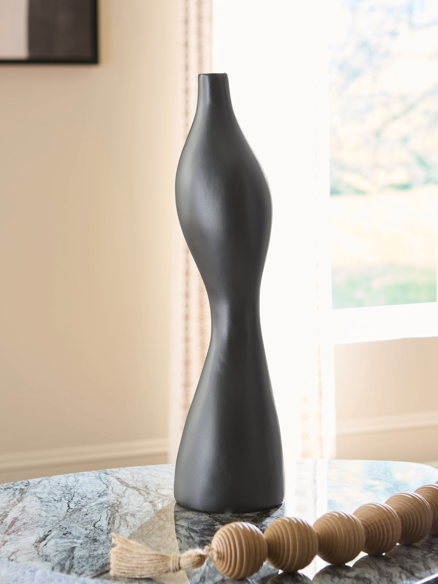 Pines Furniture Outlet - Ashley Furniture - Judsen Vase - Vase / Black - A2000835