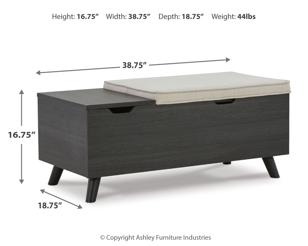 Yarlow Storage Bench
