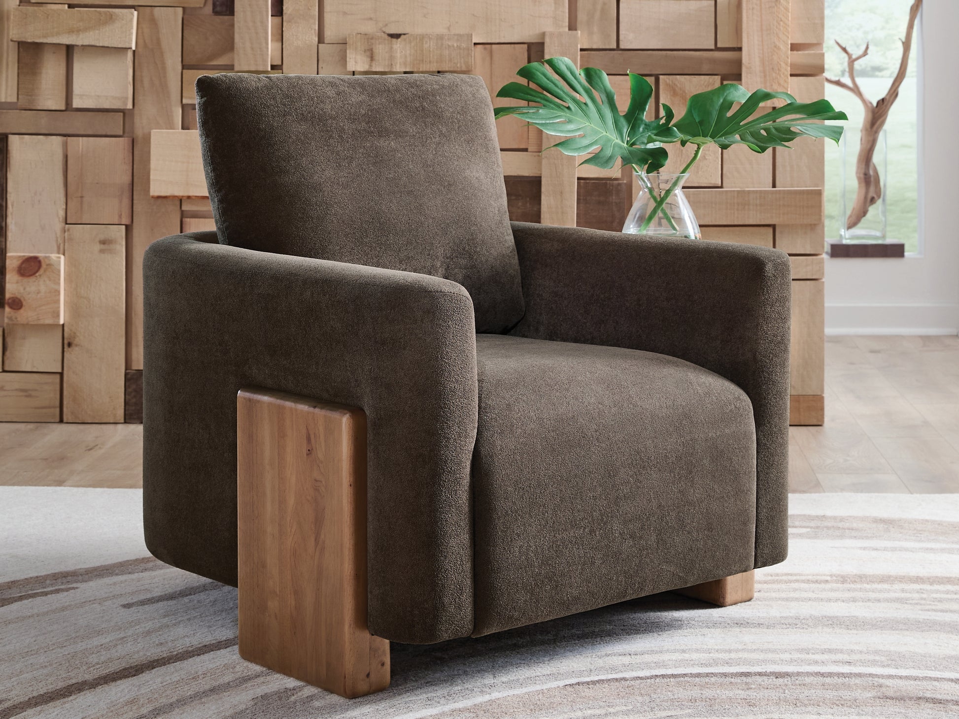 Pines Furniture Outlet - Ashley Furniture - Dairlett Accent Chair - Accent Chair / Brown - A3000746