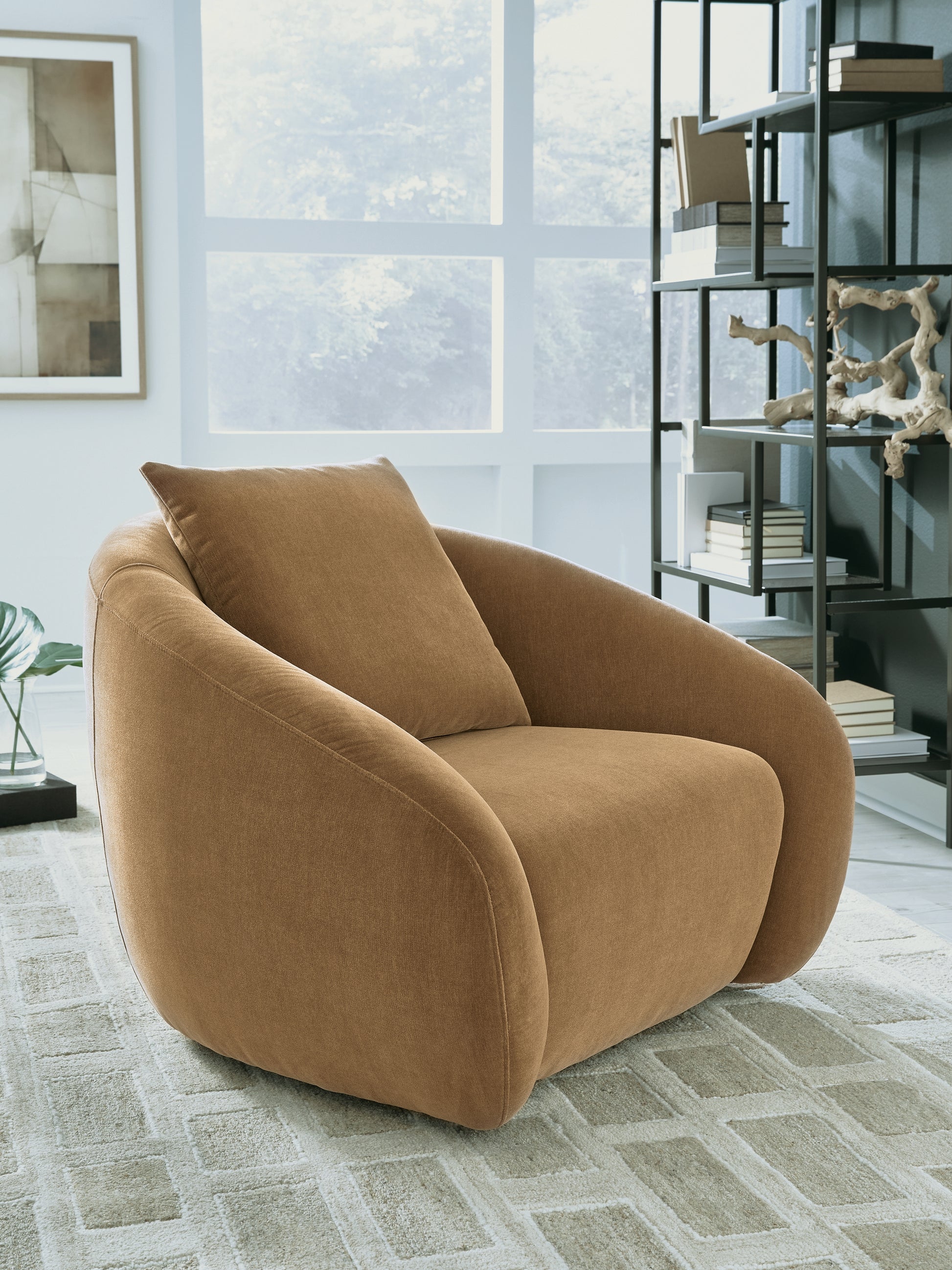 Pines Furniture Outlet - Ashley Furniture - Yahya Swivel Accent Chair - Swivel Accent Chair - A3000781