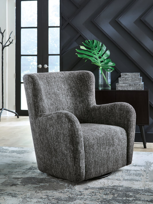 Pines Furniture Outlet - Ashley Furniture - Rowenburg Swivel Glider Accent Chair - Swivel Glider Accent Chair - A3000796