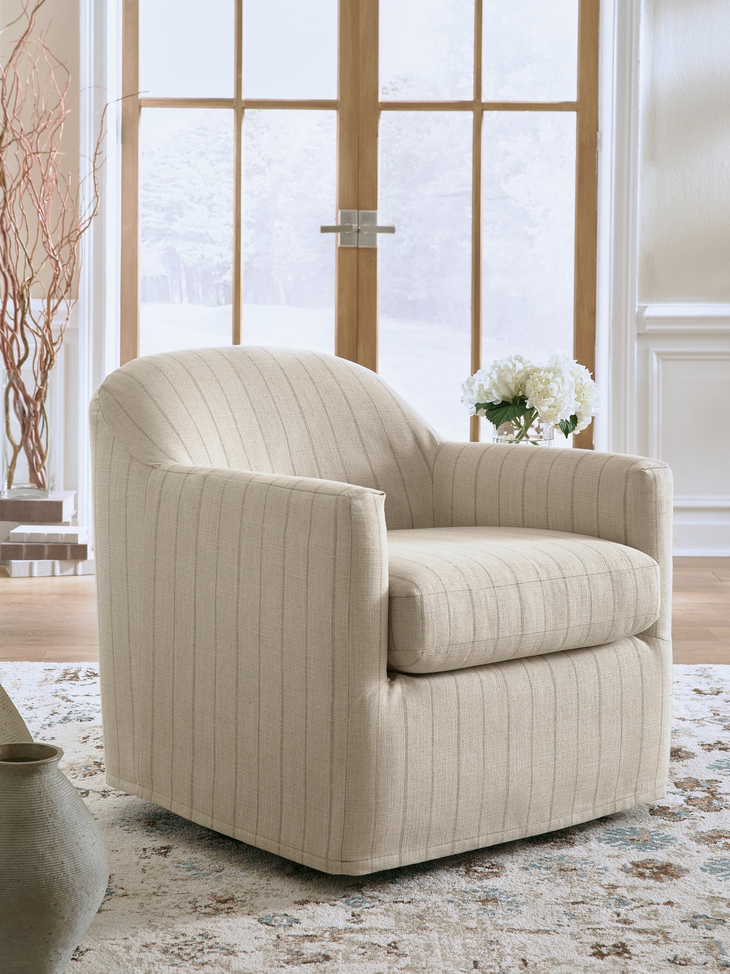 Pines Furniture Outlet - Ashley Furniture - Valwick Swivel Accent Chair - Swivel Accent Chair - A3000817