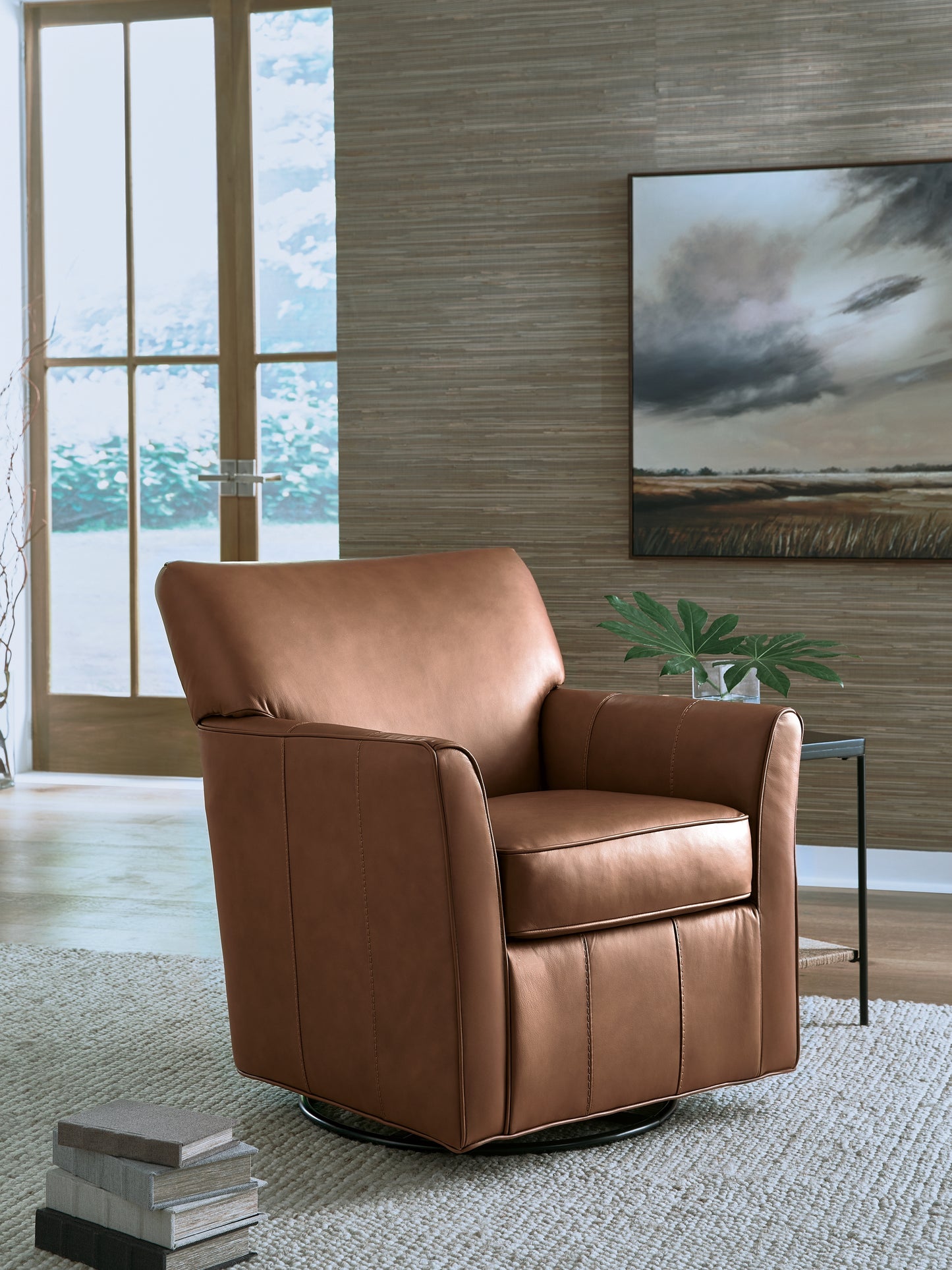 Pines Furniture Outlet - Ashley Furniture - Braydunn Swivel Glider Accent Chair - Swivel Glider Accent Chair - A3000821
