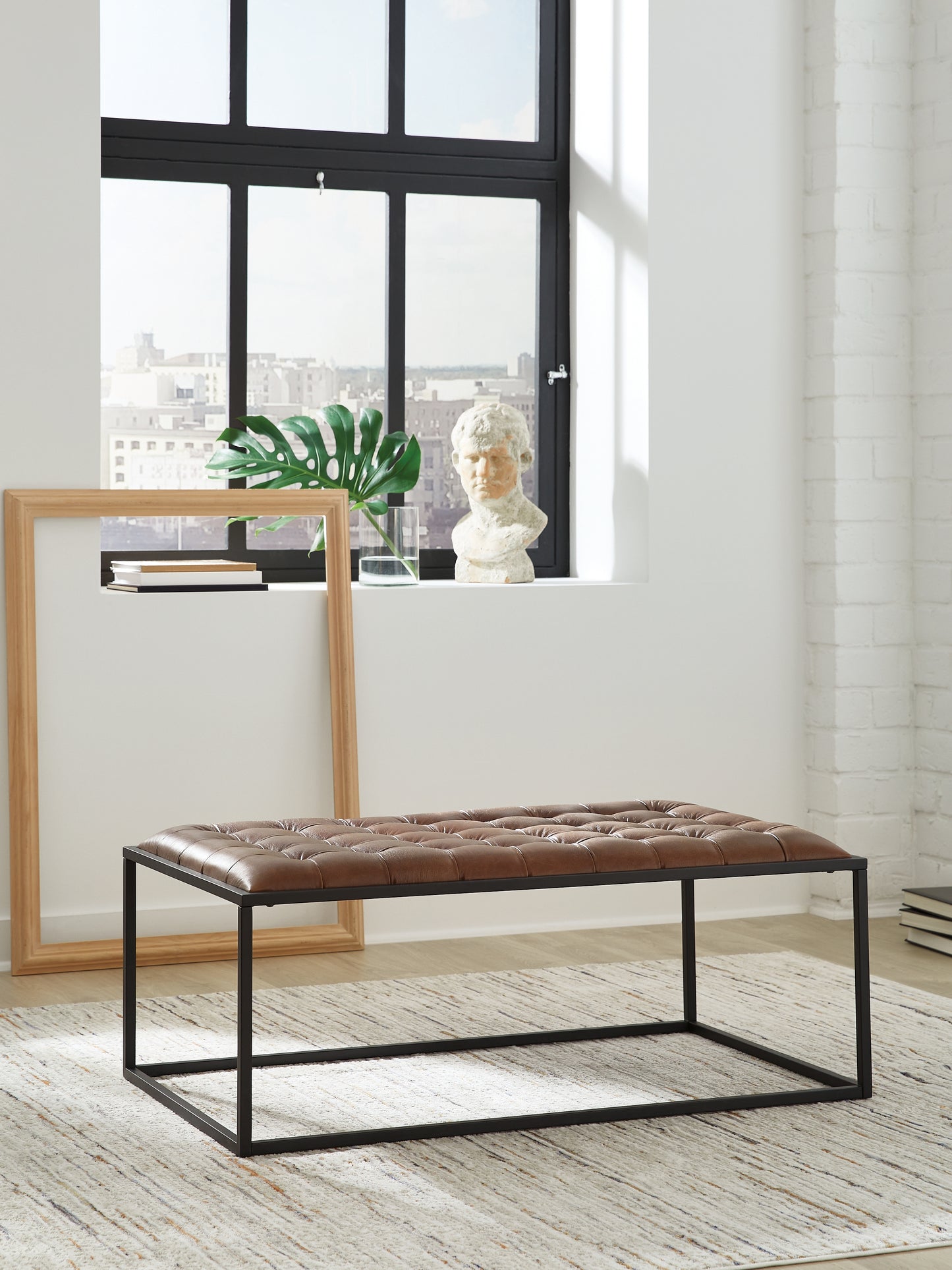 Pines Furniture Outlet - Ashley Furniture - Junsor Living Room - Cocktail Ottoman - A3000826