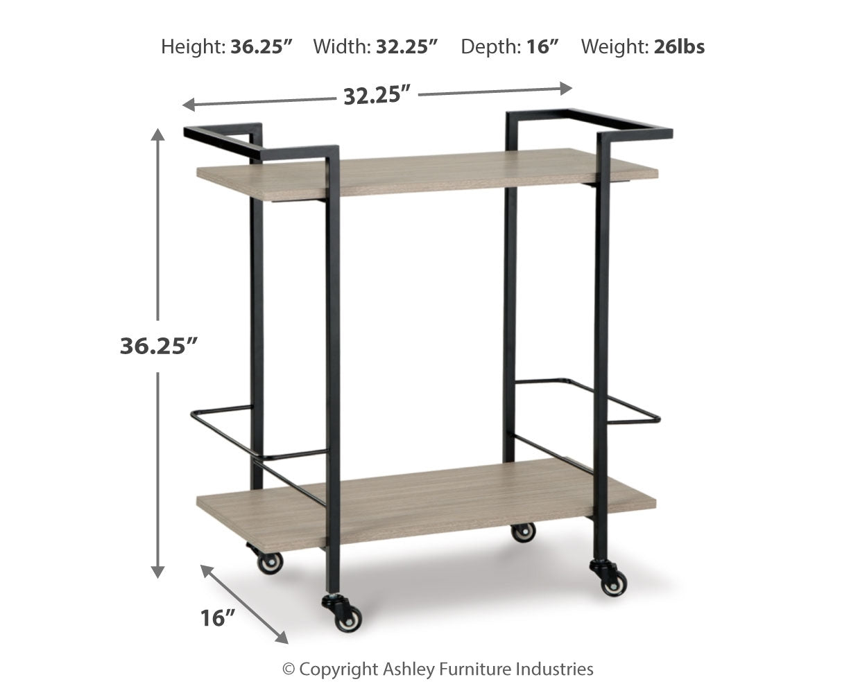 Waylowe Bar Cart