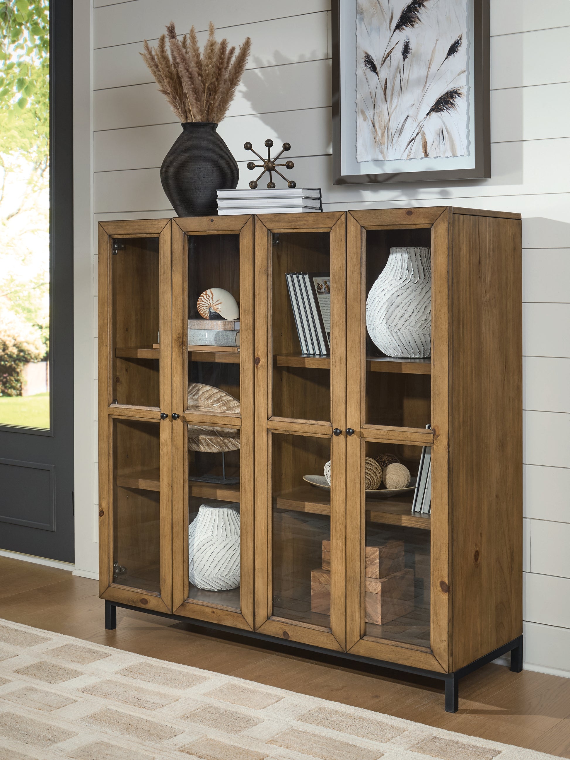 Pines Furniture Outlet - Ashley Furniture - Wrenridge Accent Cabinet - Accent Cabinet / Gray Brown - A4000706