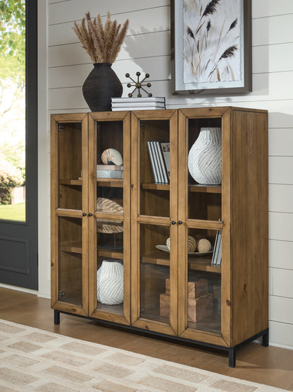 Pines Furniture Outlet - Ashley Furniture - Wrenridge Accent Cabinet - Accent Cabinet / Gray Brown - A4000706