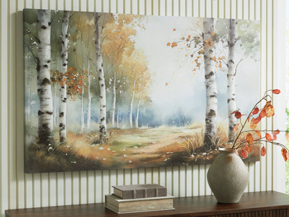 Pines Furniture Outlet - Ashley Furniture - Leithan Wall Decor - Wall Art / Multi - A8000450